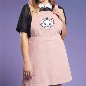 Marie Ariatocats Corduroy Overalls Jumper Skirtall